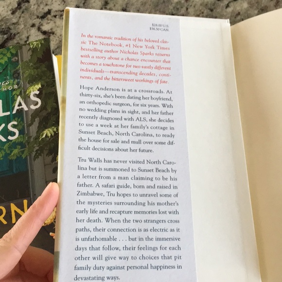 NICHOLAS SPARKS Bundle of 2 Hardcover Books - Picture 5 of 5